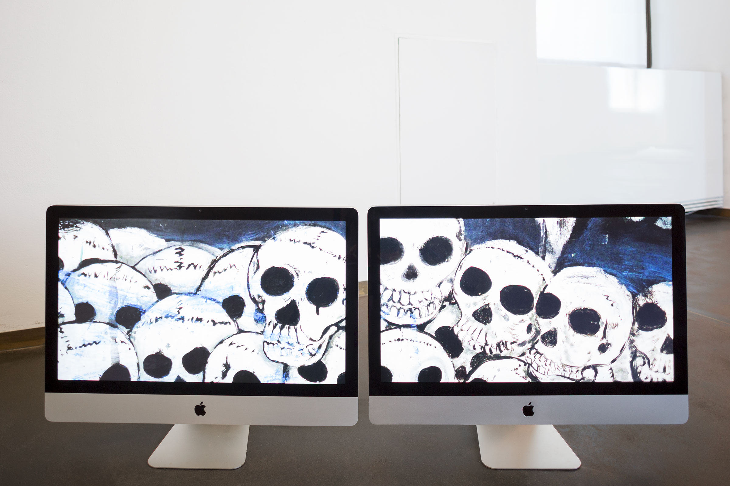 Massimo Grimaldi, Emergencyu0027s Surgical Centre u0027Ilaria Alpiu0027 In Battambang, Photos Shown on two Apple iMac Core 2 Duos, 2010